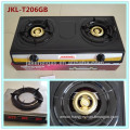 teflon coated 2 burner gas cooker stove